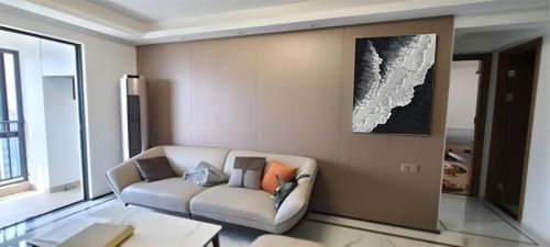 Customer review photo for Plaster Art texture painting #TX003