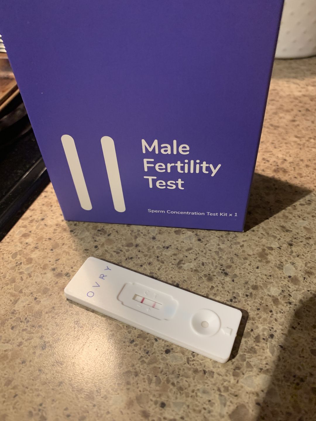 Customer photo review of Male Fertility Test