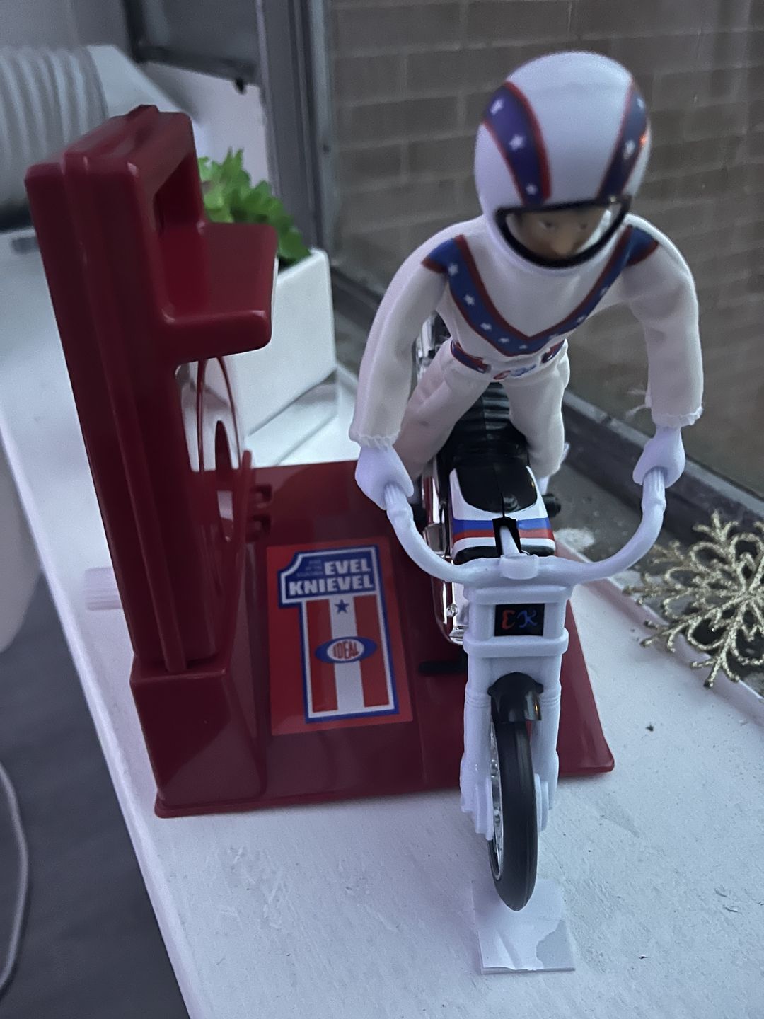 Customer photo review of Evel Knievel Stunt Cycle - Trailbike Edition / Black