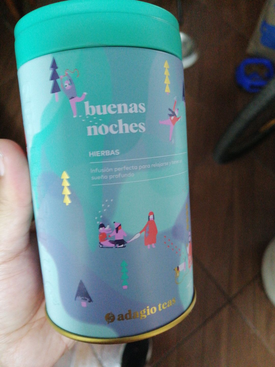 Customer photo review of Tin Buenas Noches Joy & Tea