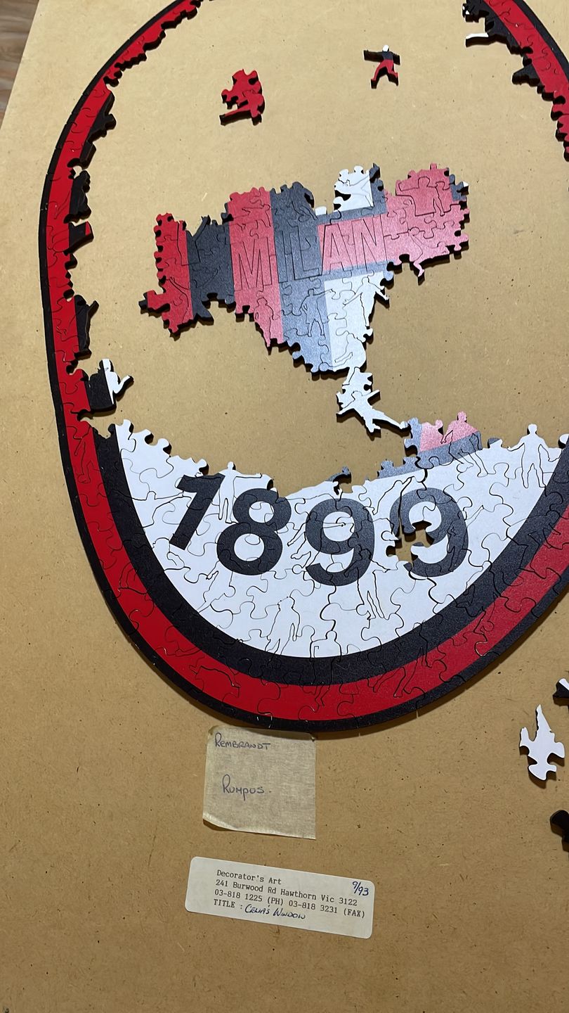 Customer photo review of Paris Saint-Germain FC® Logo - Official Wooden Puzzle
