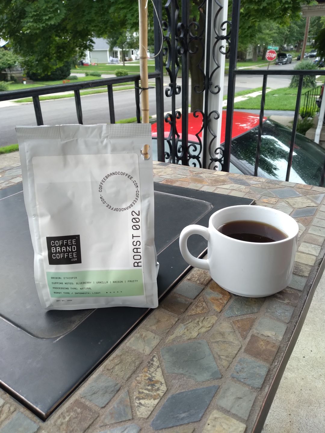 Customer photo review of medium roast kcups