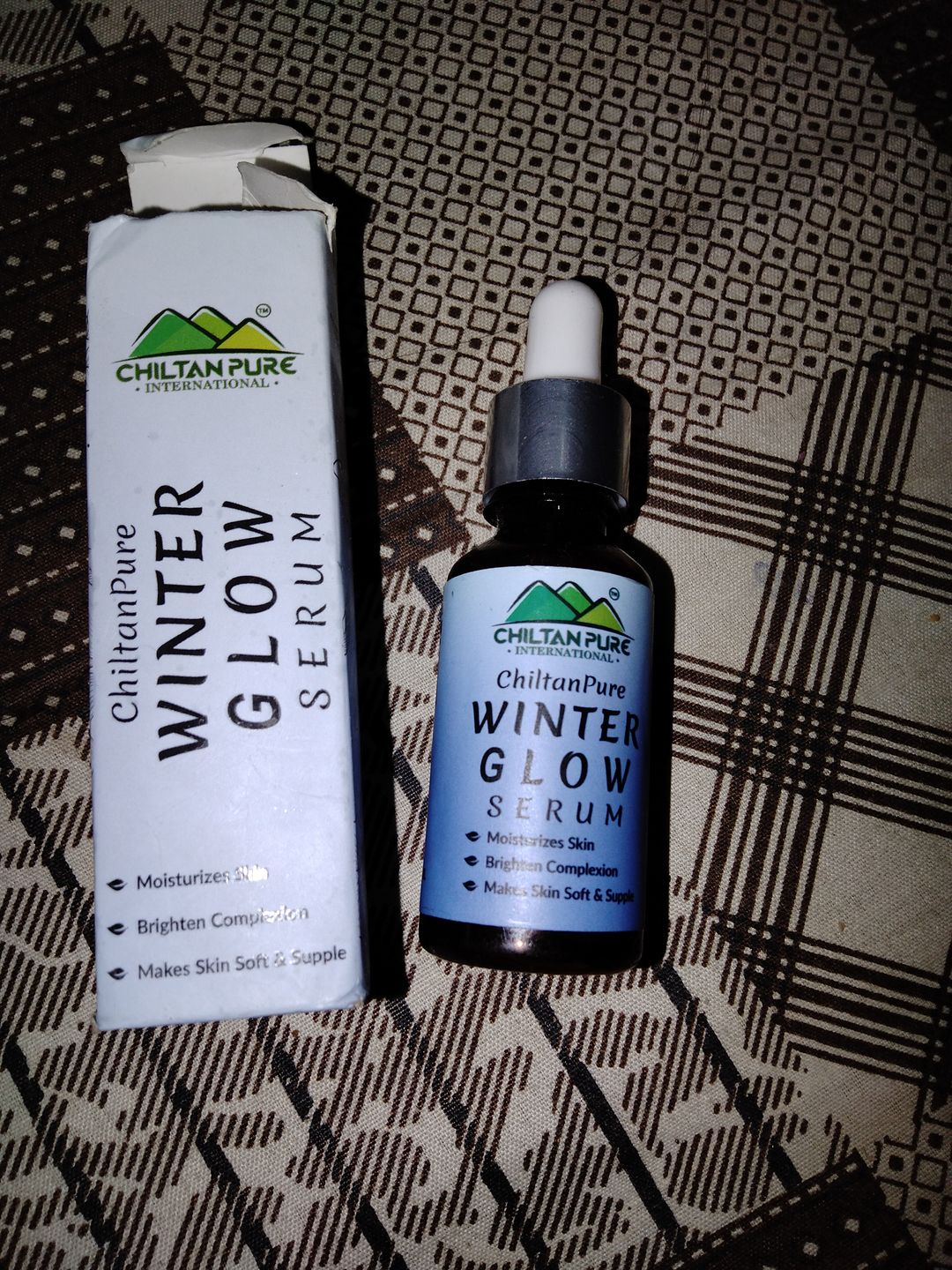 Customer photo review of Winter Glow Serum – Formulated With Multivitamins, Makes Skin Super Soft, & Supple