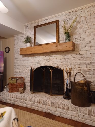 Customer photo review of Distressed Mantels