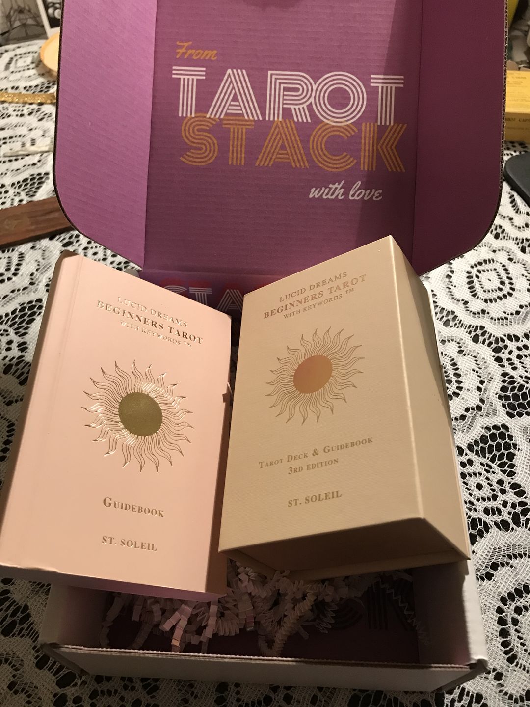 Customer photo review of Lucid Dreams Beginners Tarot