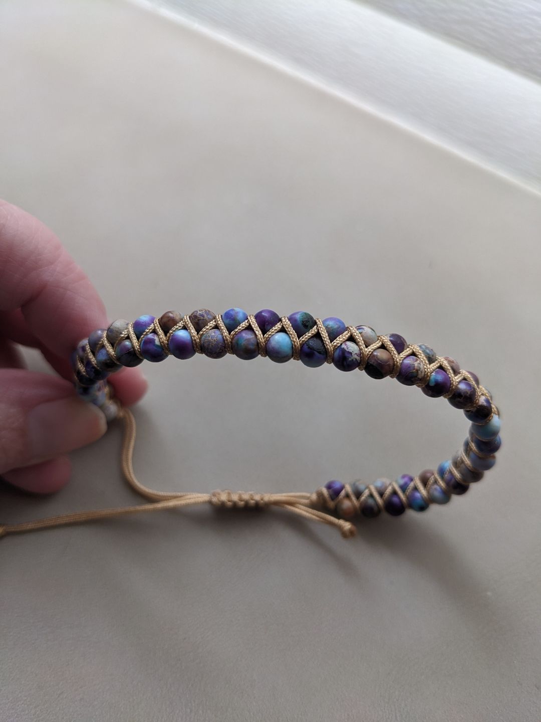 Customer photo review of Amazonite Passion Bracelet