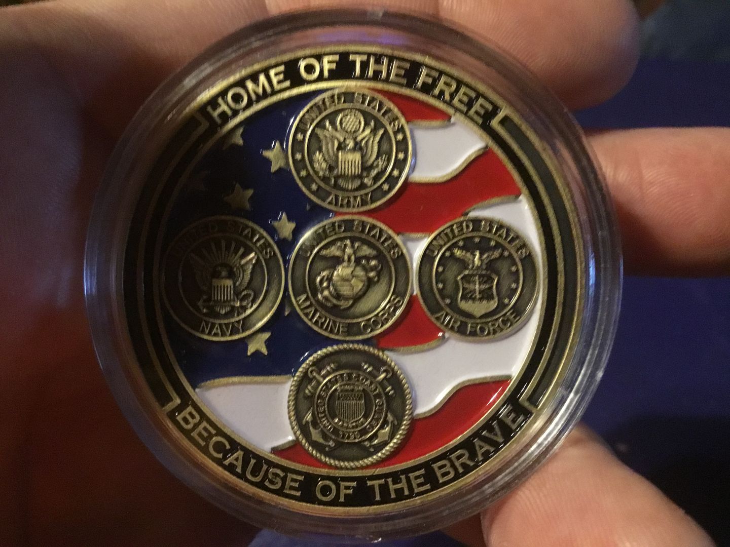 Customer photo review of Thank You For Your Service Coin Bundle (5pcs)