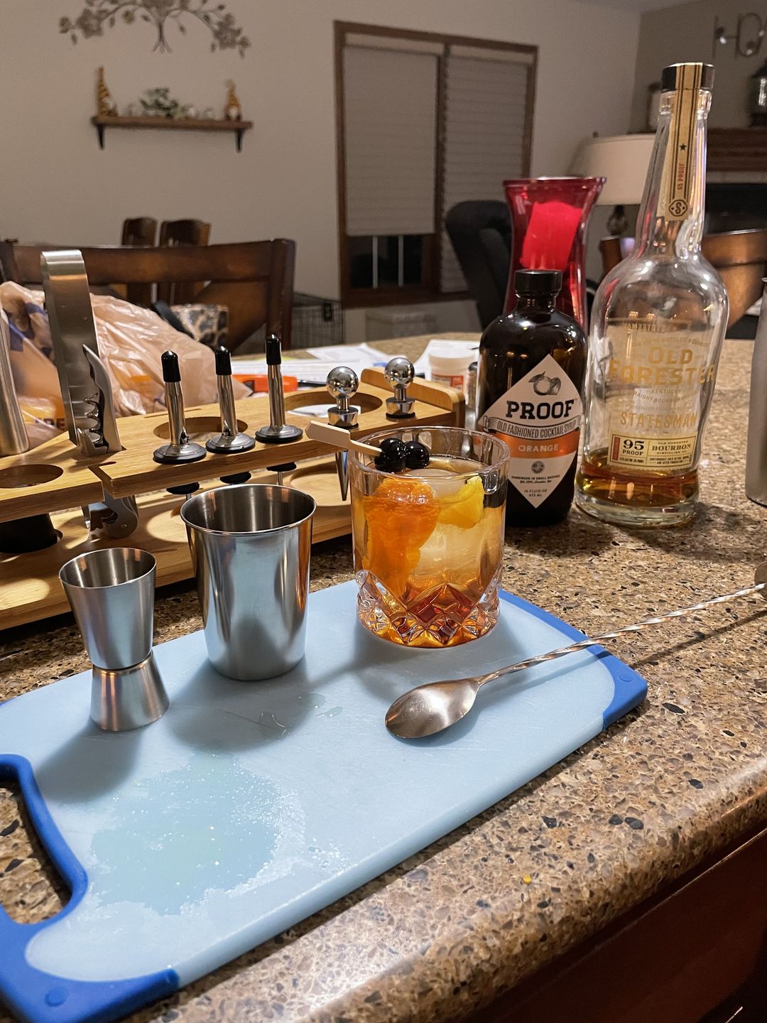 Customer photo review of Old Fashioned Cocktail Syrup Mini Set