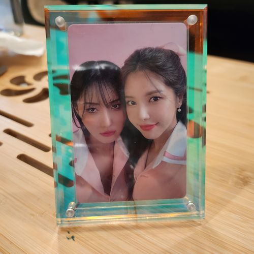 Customer photo review of Instax Mini Acrylic Frame Stand