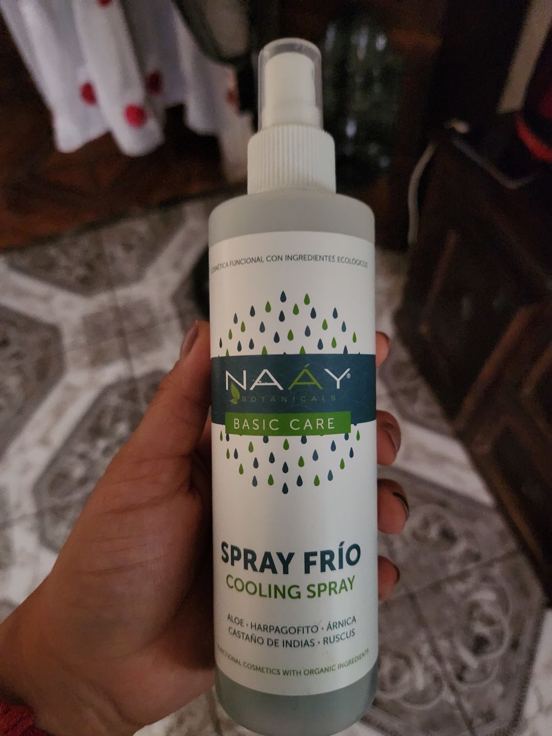 Customer photo review of Calming SPRAY Frío