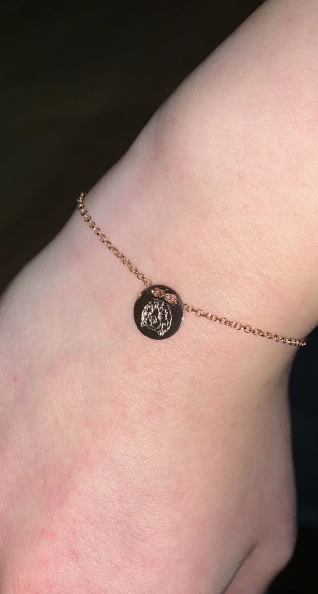 Customer photo review of Custom Love Bracelet