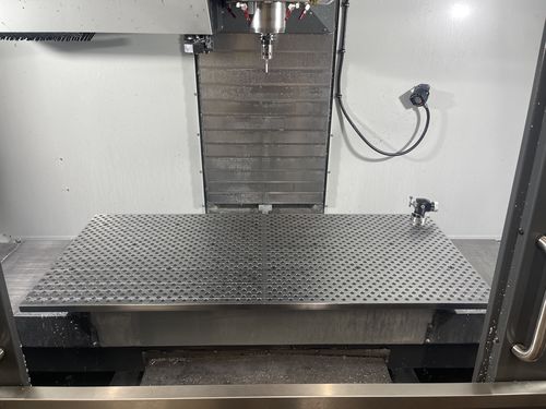 Customer photo review of Haas VF-4 Fixture Tooling Plate Set