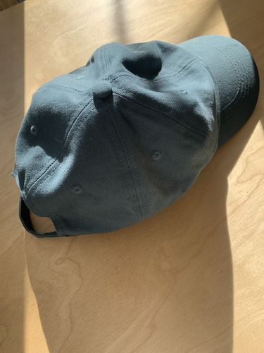 Customer photo review of Big Turquoise Dad Hat