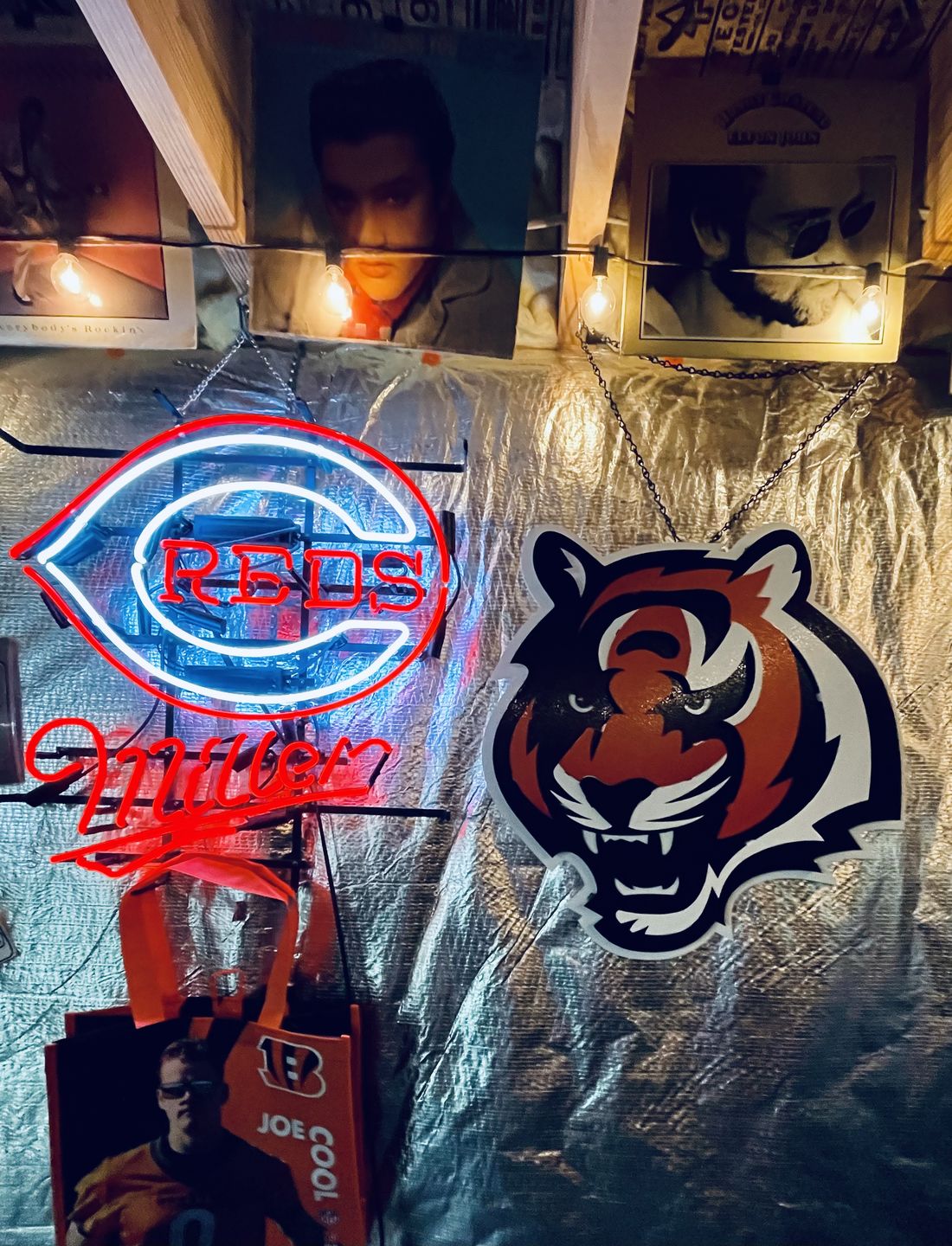 Customer photo review of Cincinnati Bengals "Tiger Mascot" 3D Vintage Metal Wall Art