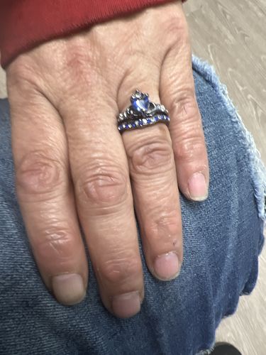 Customer photo review of 'Unending Love' Rings