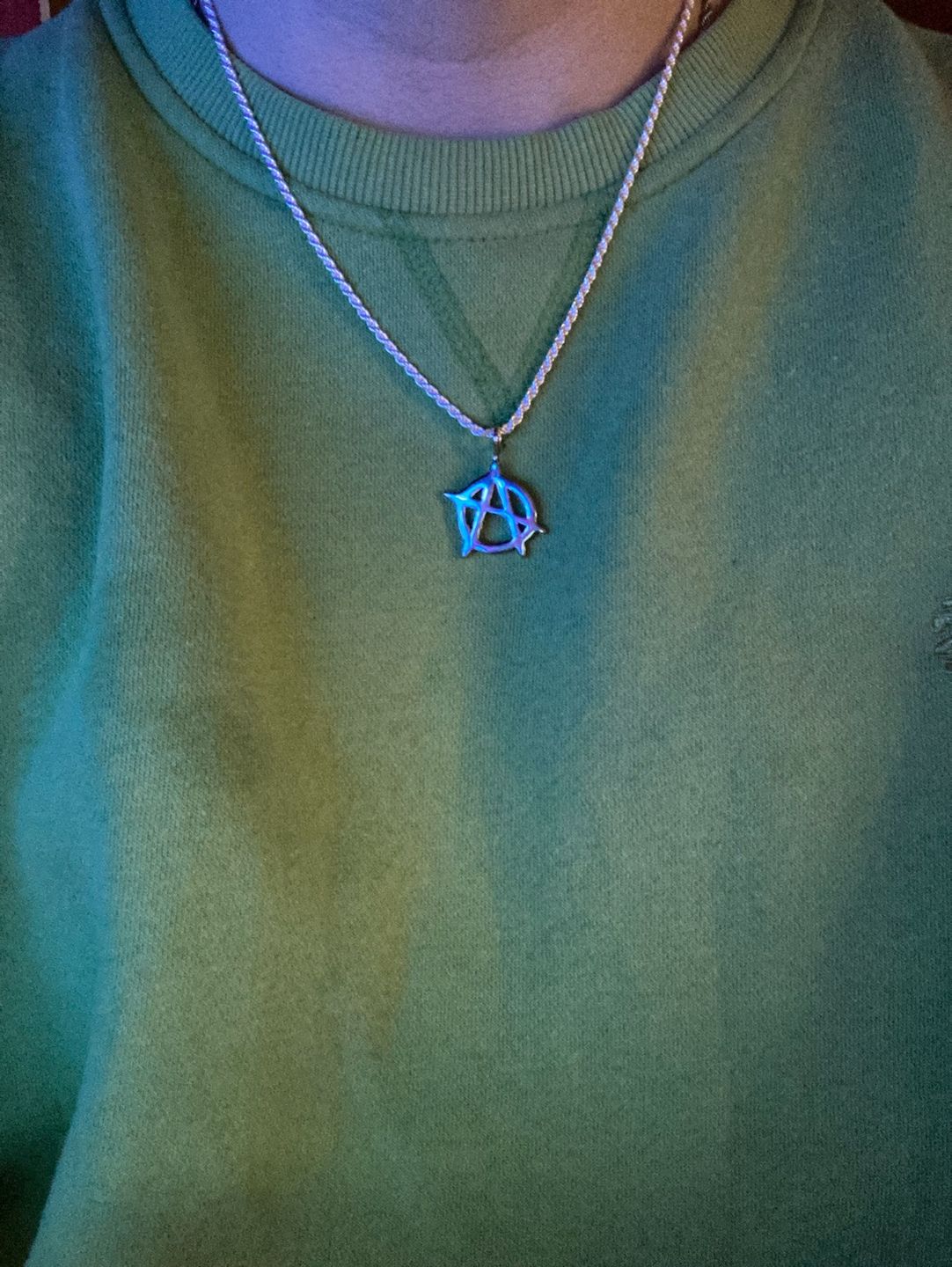Customer photo review of ANARCHY PENDANT