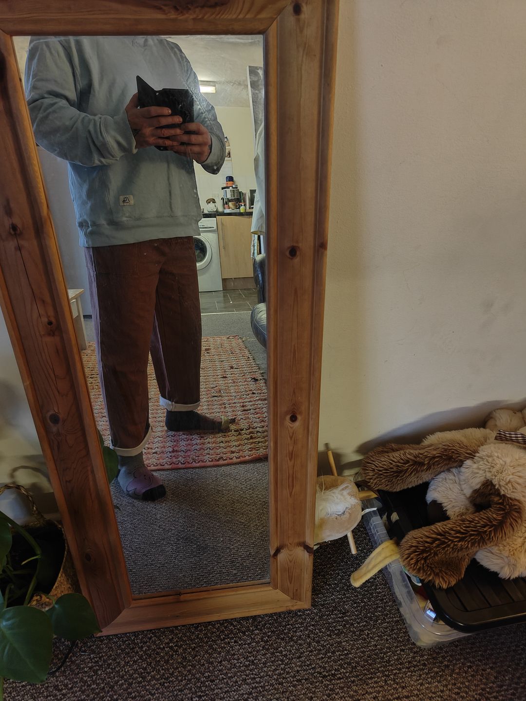 Customer photo review of Oleno Denim Pants