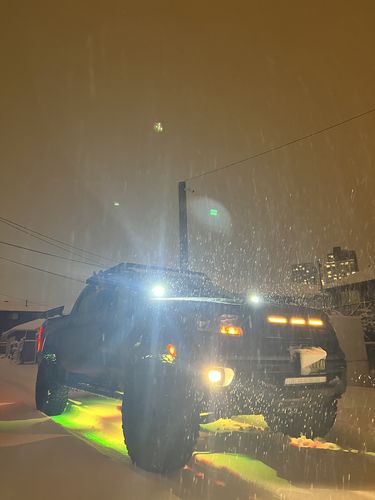 Customer photo review of Premium RGB+W Rock Lights