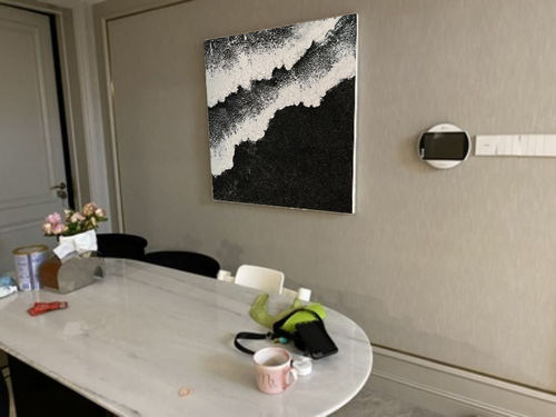 Customer review photo for Plaster Art Texture Painting #TX002