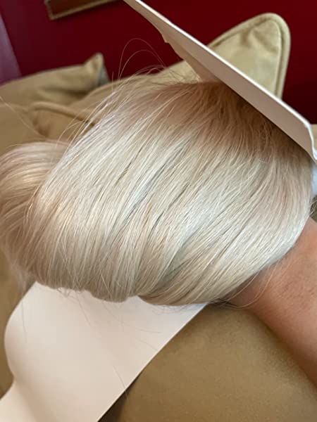 Customer photo review of Moresoo Human Hair Bundles Sew In Virgin Pu Weft Seamless Hair White Blonde (#1000)