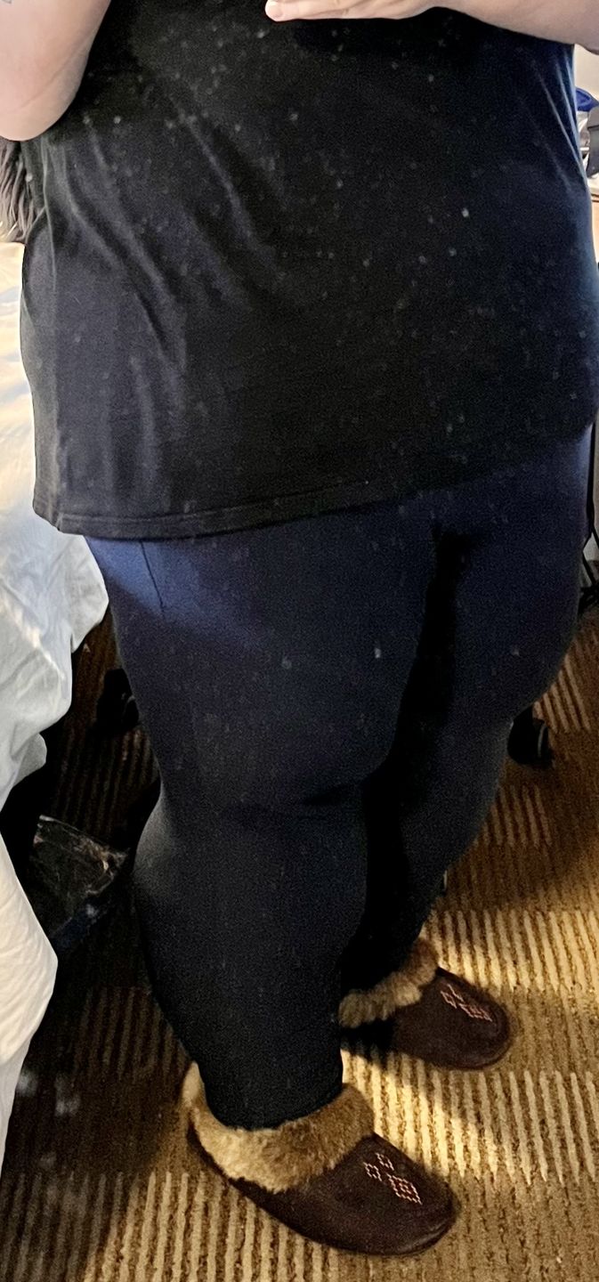Customer photo review of *Freshly Baked* Cuff Pants