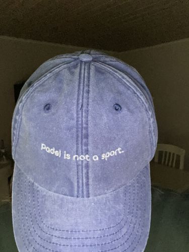 Customer photo review of Padel is not a sport. Vintage Hat