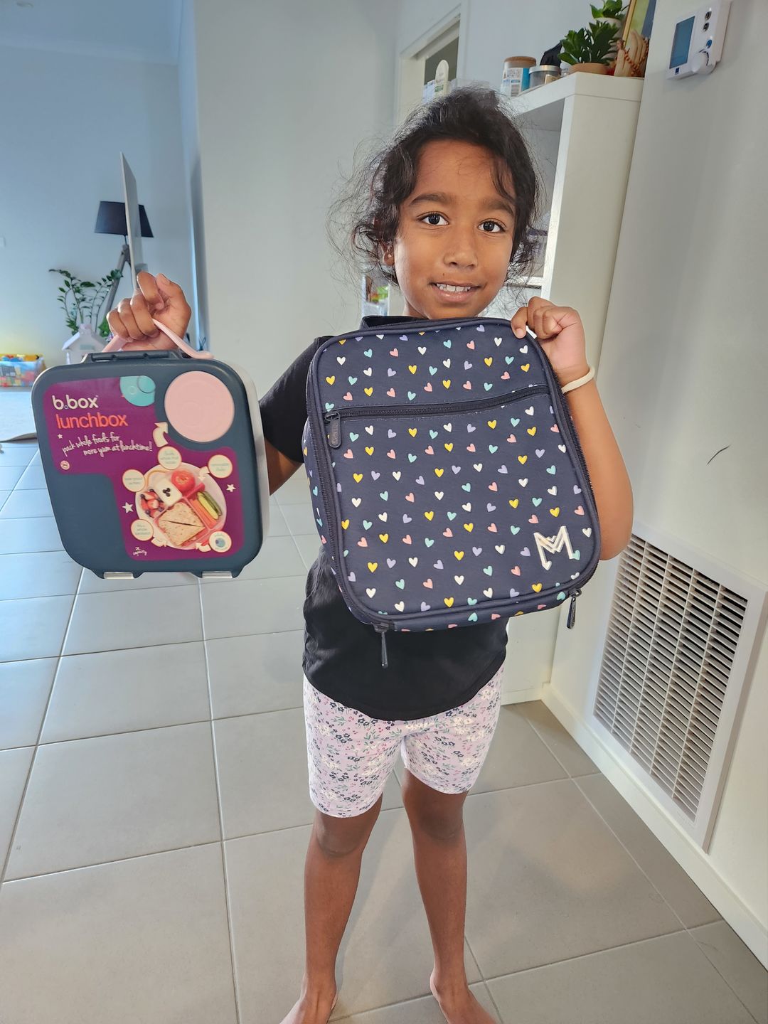 Customer photo review of b.box Lunchbox  – Indigo Rose