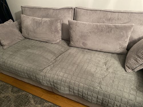 Customer photo review of Housses Protège Canapé Antidérapant