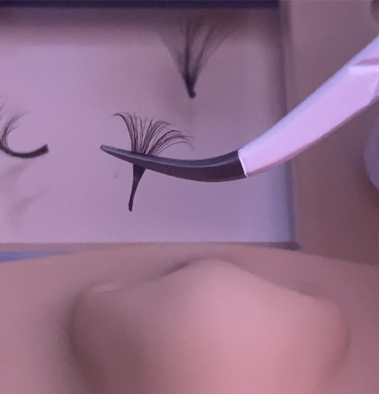 Customer photo review of FT-D Fiber Tip White Curved Multifunctional Tweezers