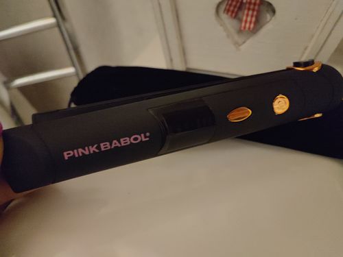 Customer photo review of Piastra per capelli portatile PinkStyle®