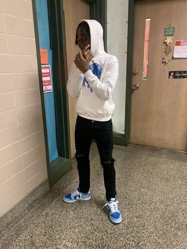 Customer photo review of SB Dunk Argon DopeSkill Hoodie Sweatshirt Slime Drip Heart Graphic