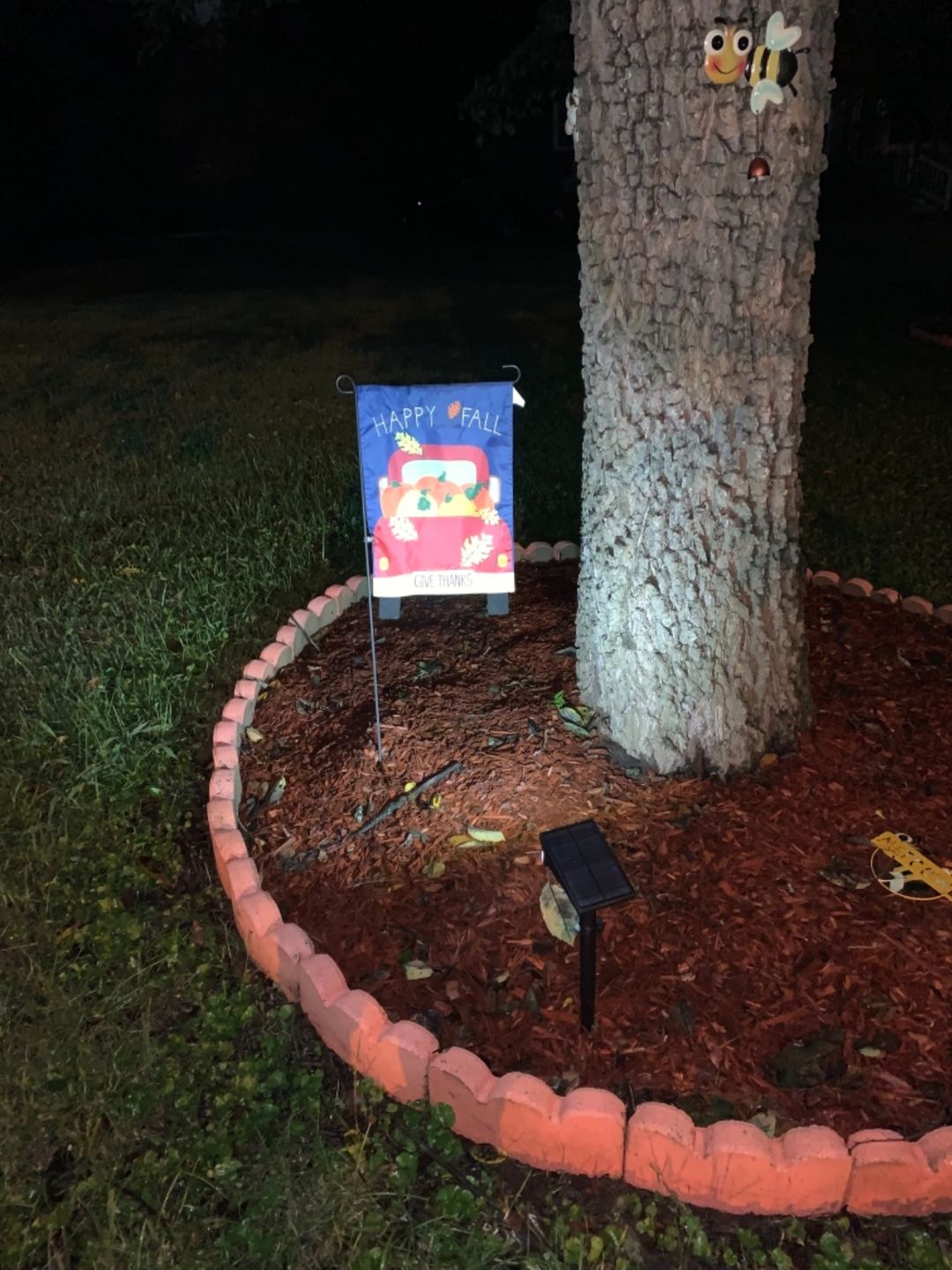 Customer photo review of TSUN Solar Landscape Spotlights