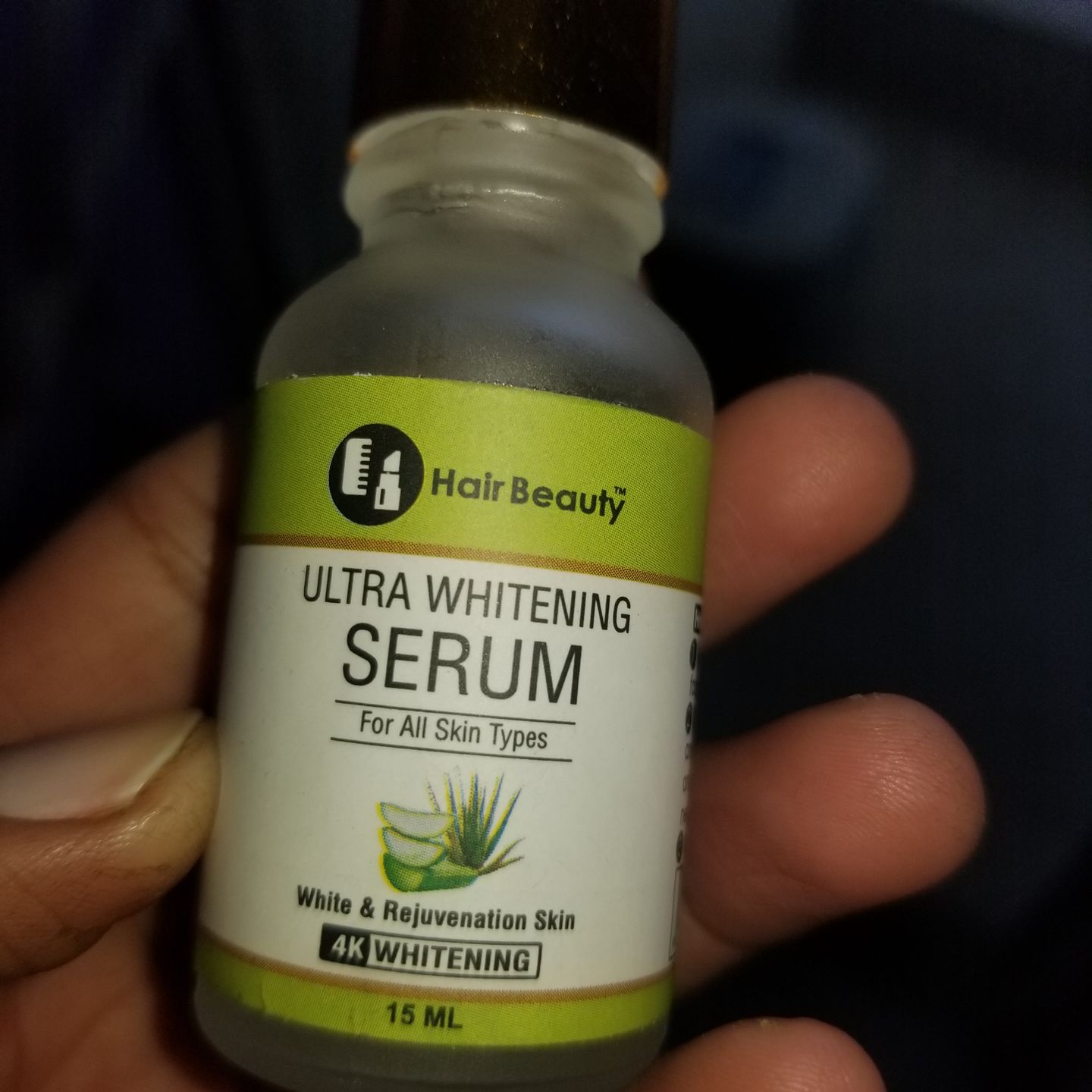 Customer photo review of Ultra Whitening Serum