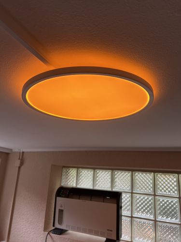 Customer photo review of Smarte Deckenleuchte Amela, 42 cm, white+ambiance