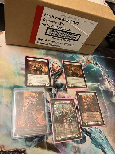 Customer photo review of Dynasty Booster Box (Flesh and Blood)