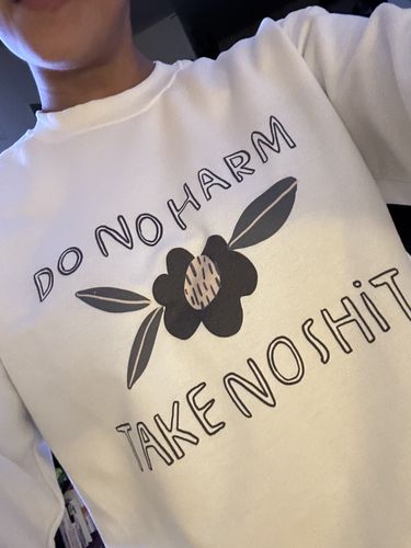 Customer photo review of Do No Harm, Take No Sh*t