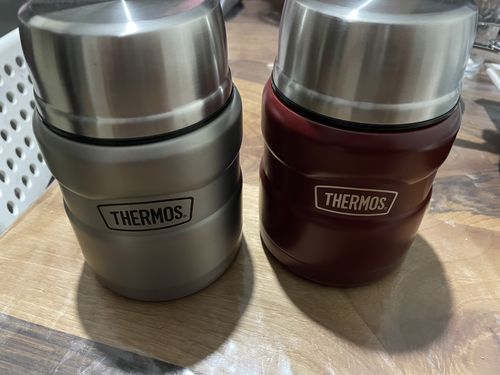 Customer photo review of Thermos Çelik Yemek Termosu 0.47 Lt Mat Gümüş