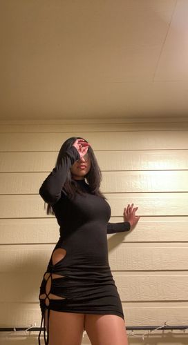Customer photo review of Valentina Dress (BLACK)