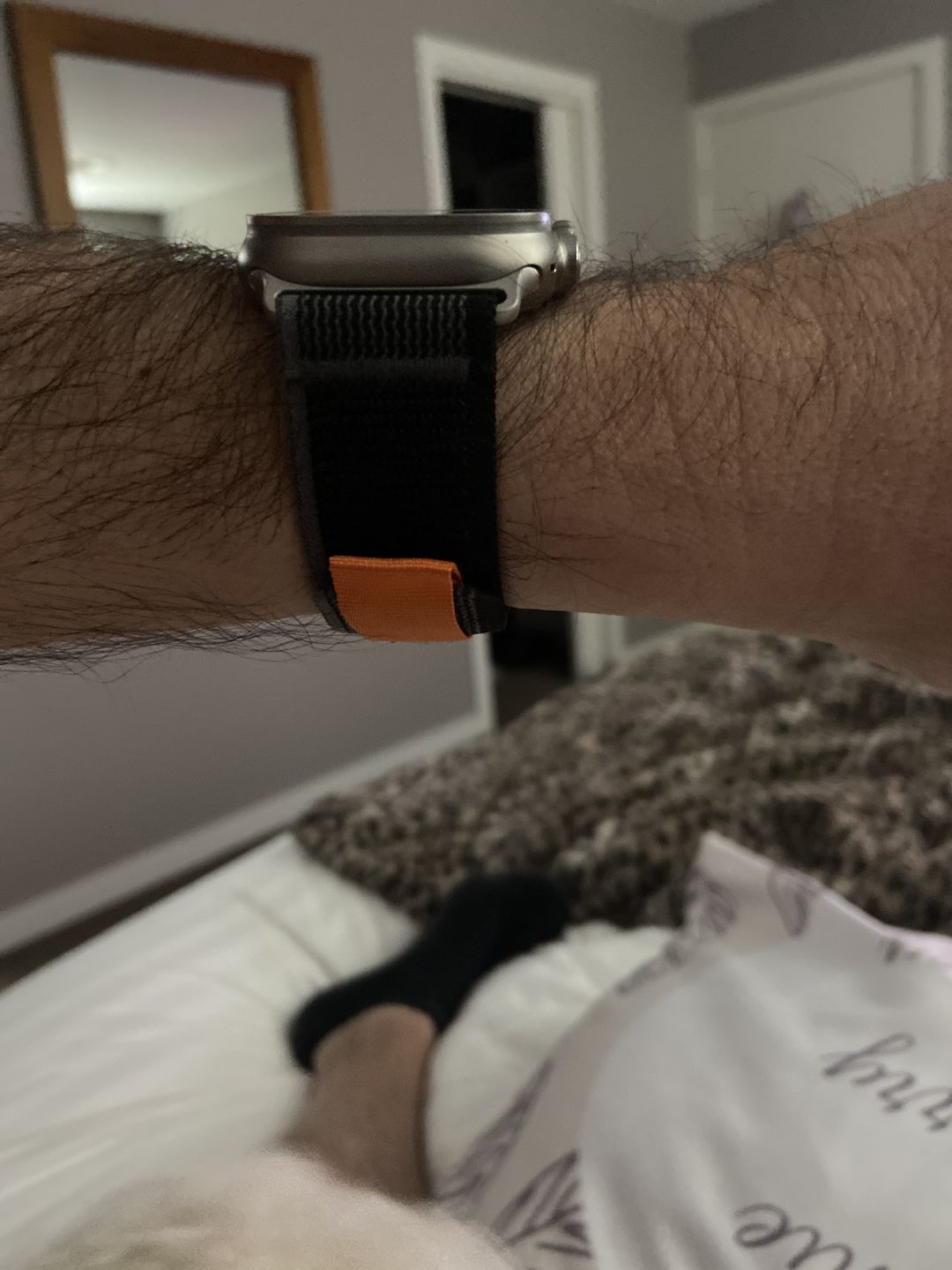 Customer photo review of Trail Loop Apple Watch Band