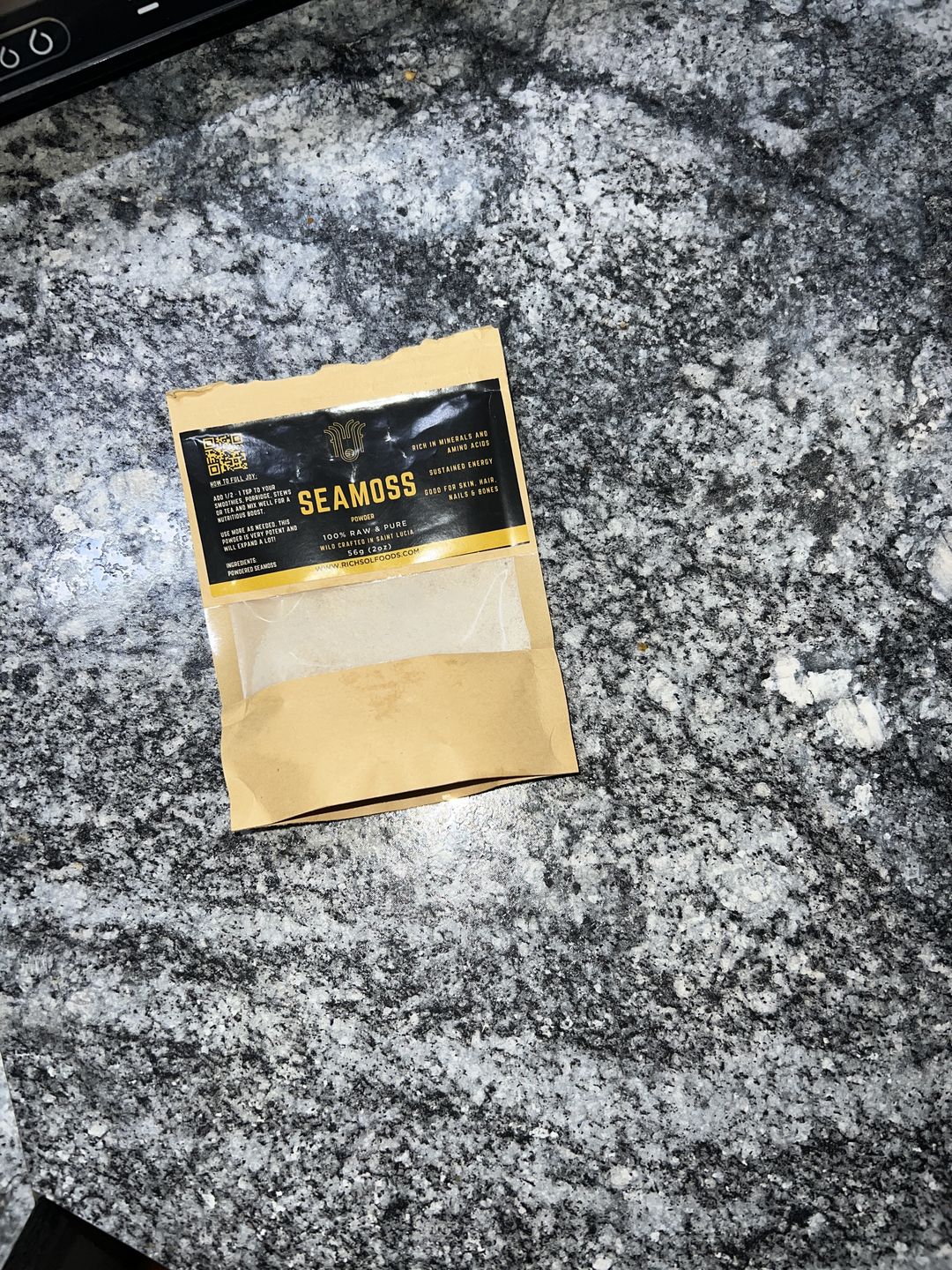 Customer photo review of Seamoss Powder