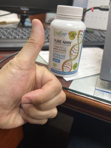 Customer photo review of Pure-NMN Nicotinamide Mononucleotide Extreme Potency 500mg Capsules (x60) - 30 Grams