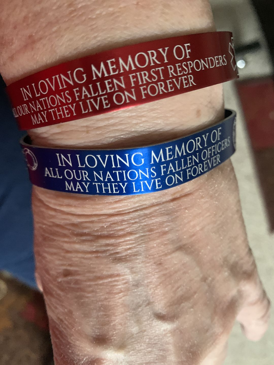 Customer photo review of First Responders Memorial Band