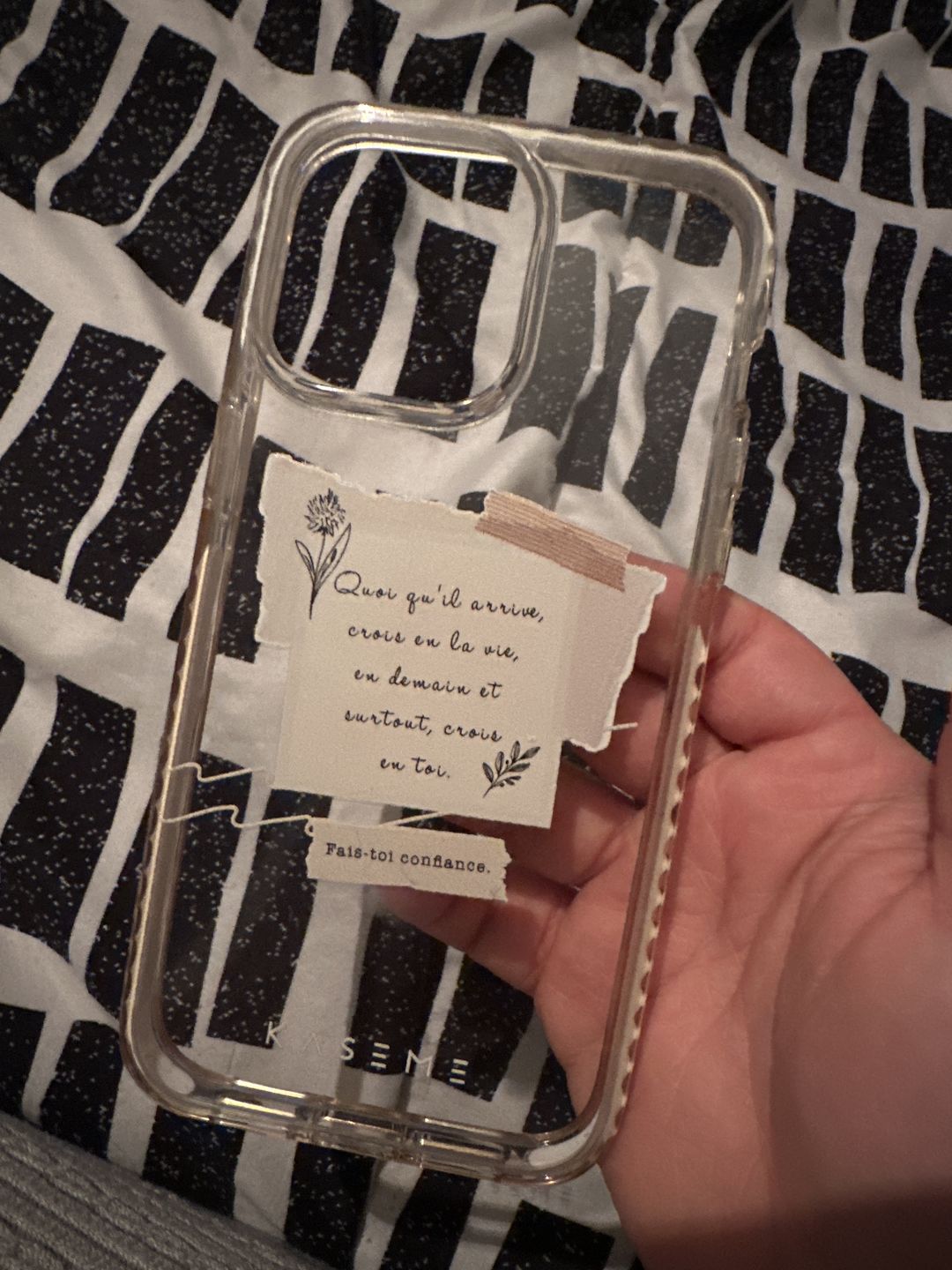 Customer photo review of Foi Clear Case