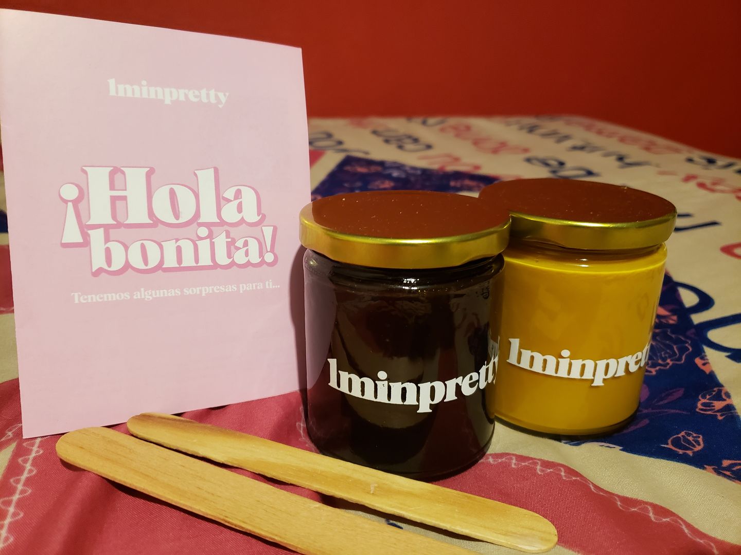 Customer photo review of Kit de 2 tarros de cera con envío gratis mx