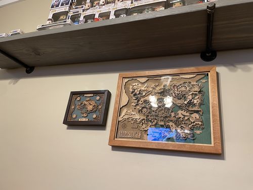 Customer photo review of THE HYRULE 3D MAP