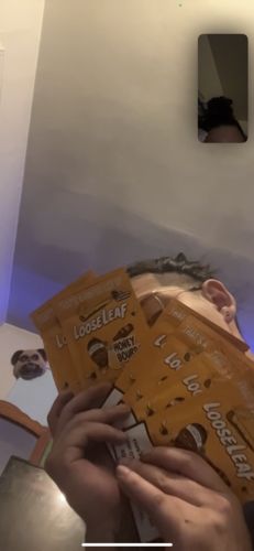 Customer photo review of Desto Dubb Honey Bourbon LooseLeaf (40 Count)