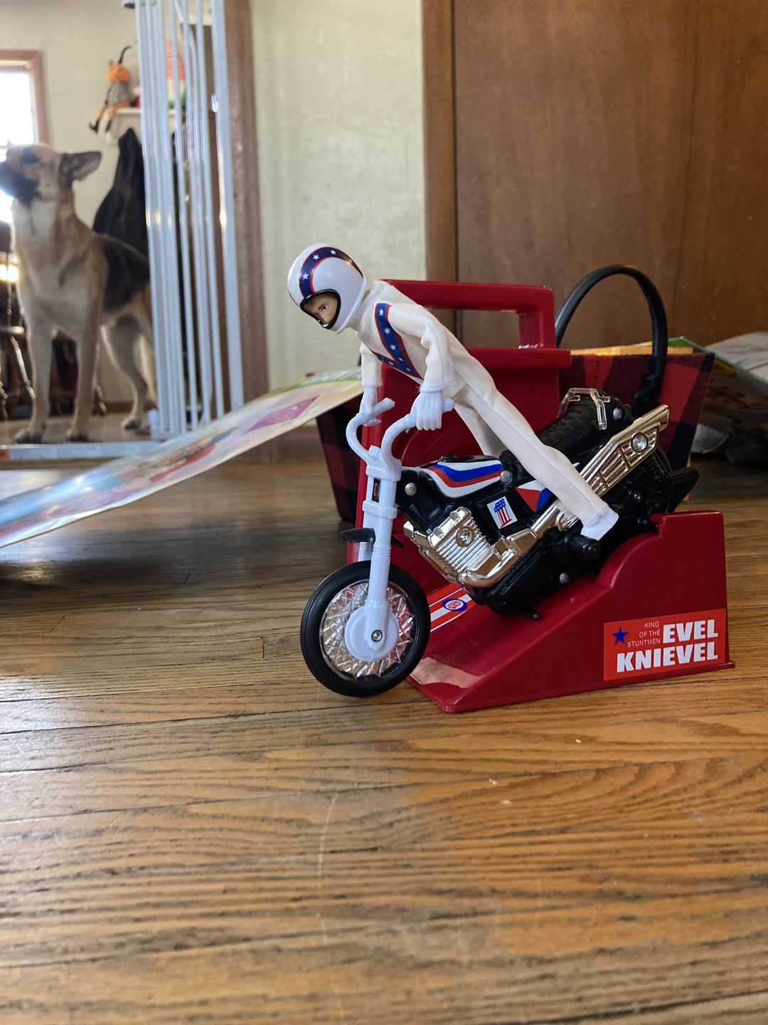 Customer photo review of Evel Knievel Stunt Cycle - Trailbike Edition / Black