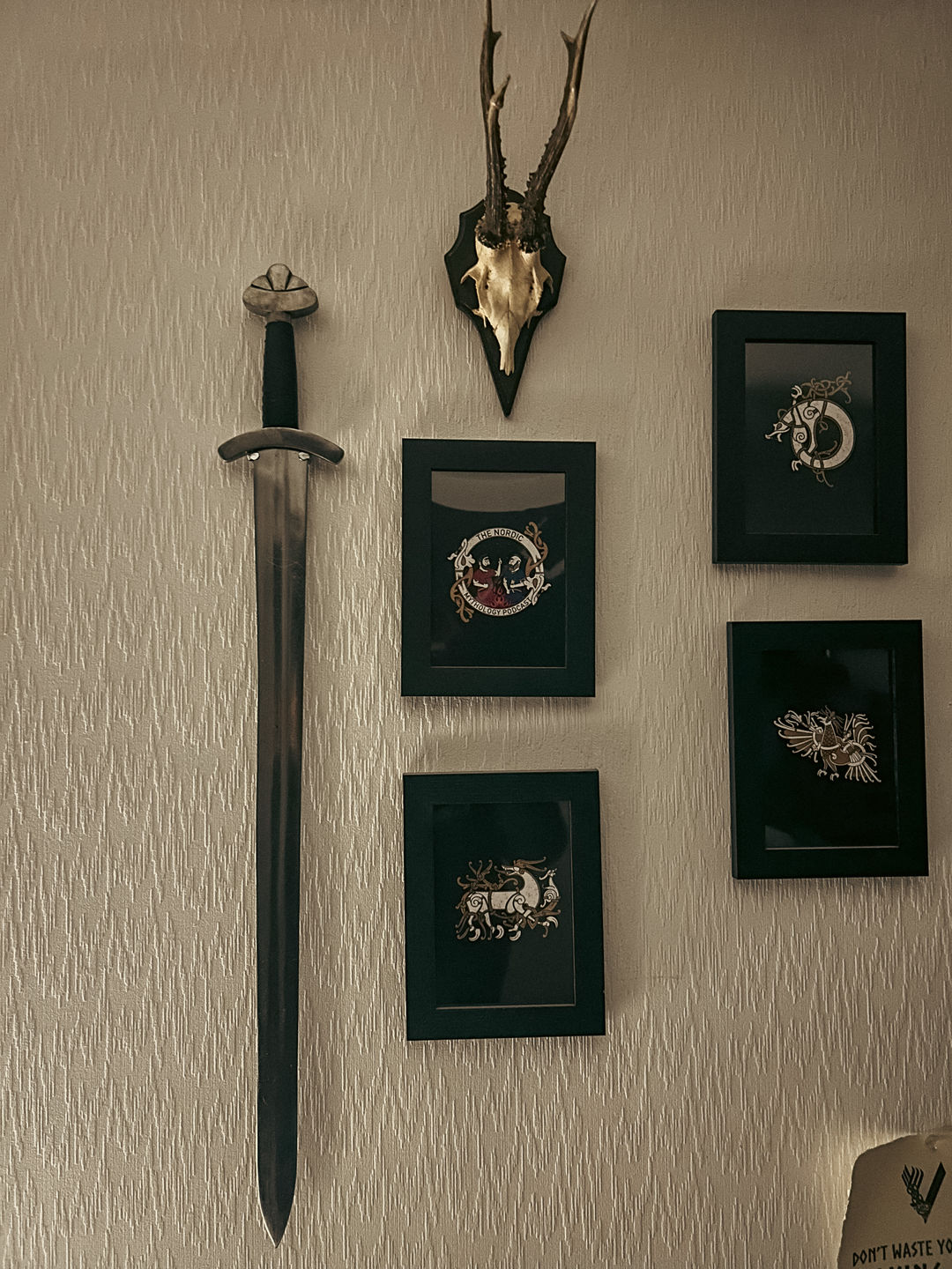 Customer photo review of Sword Hanger