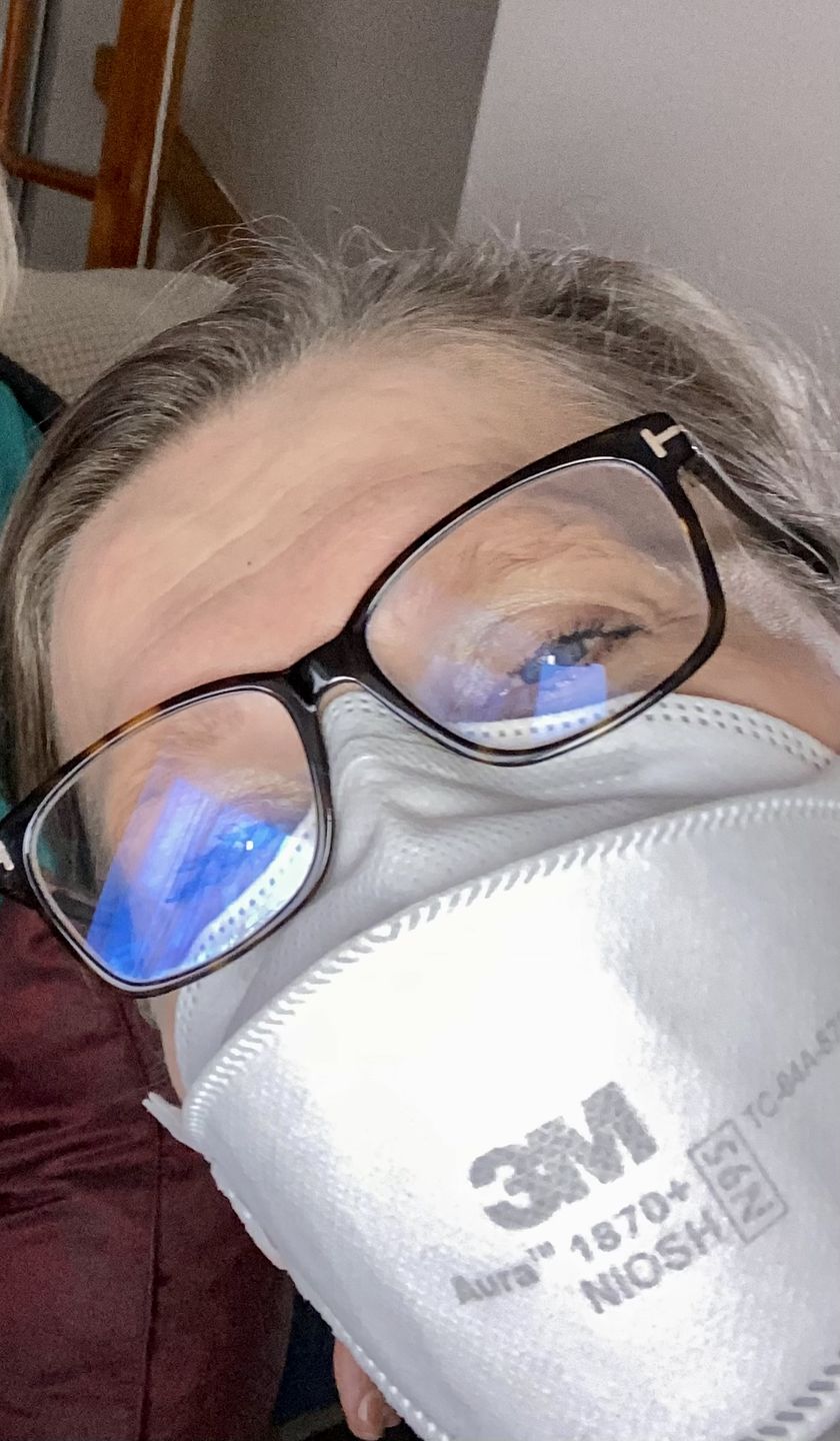 Customer photo review of 3M N95 Aura™ Respirator and Surgical Mask 1870+ Made in Canada (NIOSH)