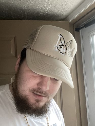 Customer photo review of LA Bunny Signature Trucker in Khaki